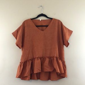 dark orangish blouse (1X)